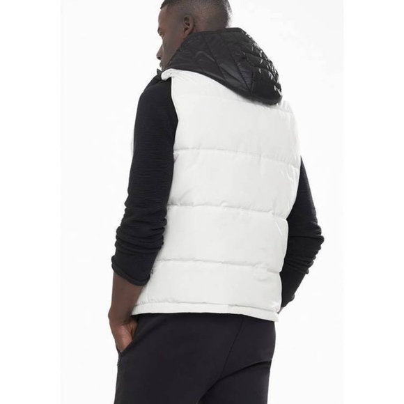 mens white down vest